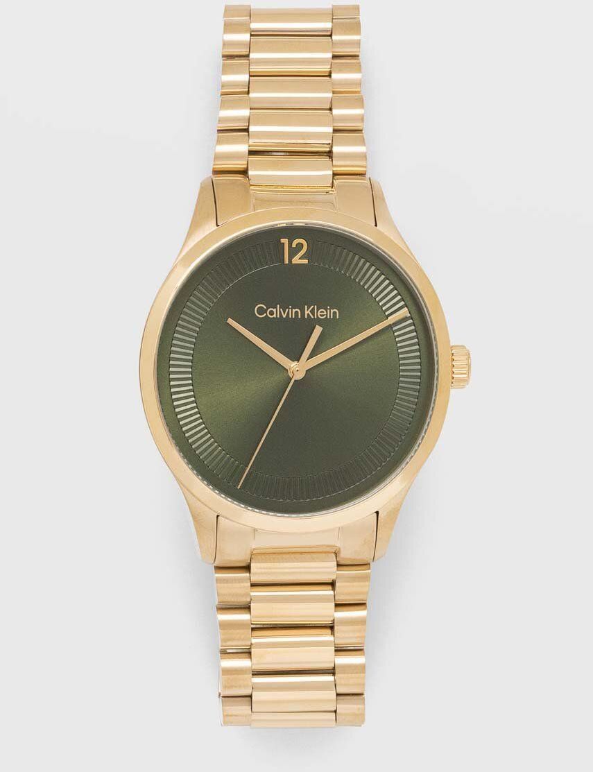 Hodinky Calvin Klein 25200229 pánske, zlatá farba