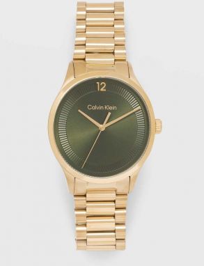 Hodinky Calvin Klein 25200229 pánske, zlatá farba