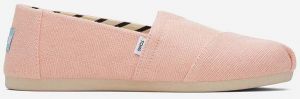 Espadrilky Toms Alpargata 10019634 PEACH BLUSH dámske, oranžová farba