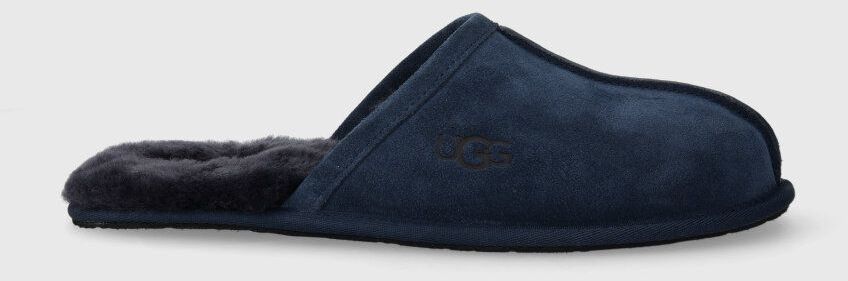Semišové papuče UGG Scuff tmavomodrá farba, 1101111