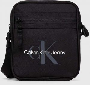 Malá taška Calvin Klein Jeans čierna farba