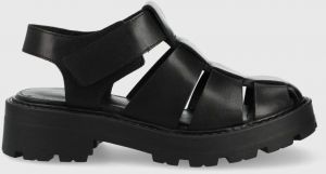 Kožené sandále Vagabond Shoemakers Cosmo 2.0 dámske, čierna farba,