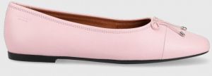 Kožené balerínky Vagabond Shoemakers JOLIN ružová farba, 5508.101.45