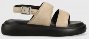 Semišové sandále Vagabond Shoemakers BLENDA dámske, béžová farba, 5519.550.07
