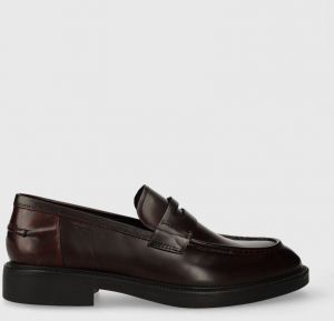 Kožené mokasíny Vagabond Shoemakers ALEX M pánske, bordová farba, 5366.104.43