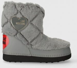 Snehule Love Moschino SKIBOOT20 šedá farba, JA24242G0HJW0020