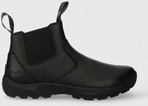 Kožené topánky chelsea Columbia pánske, čierna farba