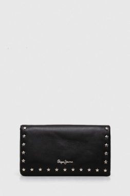 Peňaženka Pepe Jeans CHARM dámsky, čierna farba