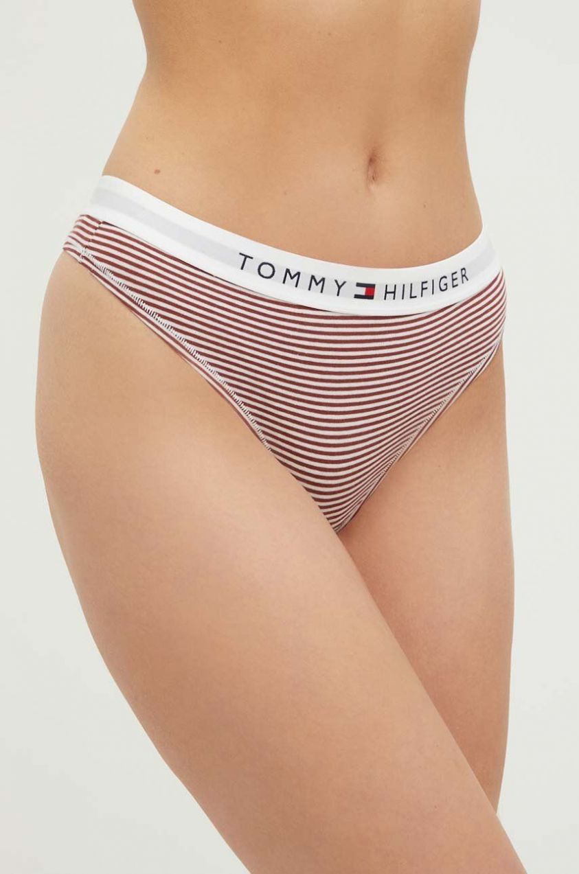 Tangá Tommy Hilfiger bordová farba