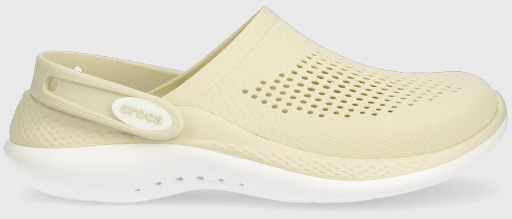 Šľapky Crocs Literide 360 Clog dámske, béžová farba, 206708