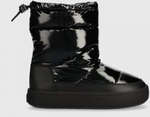 Snehule Tommy Jeans TJW WINTER BOOT čierna farba, EN0EN02252