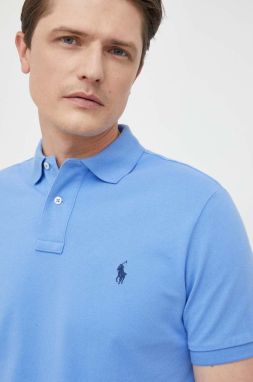 Bavlnené polo tričko Polo Ralph Lauren jednofarebné