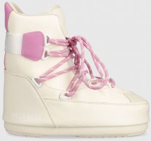 Snehule Moon Boot SNEAKER MID béžová farba, 14028200.002