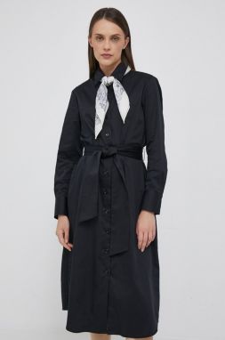 Šaty Seidensticker čierna farba, mini, rovný strih