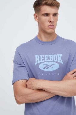 Bavlnené tričko Reebok Classic s potlačou