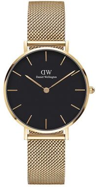 Hodinky Daniel Wellington Petite 32 Evergold dámske, zlatá farba