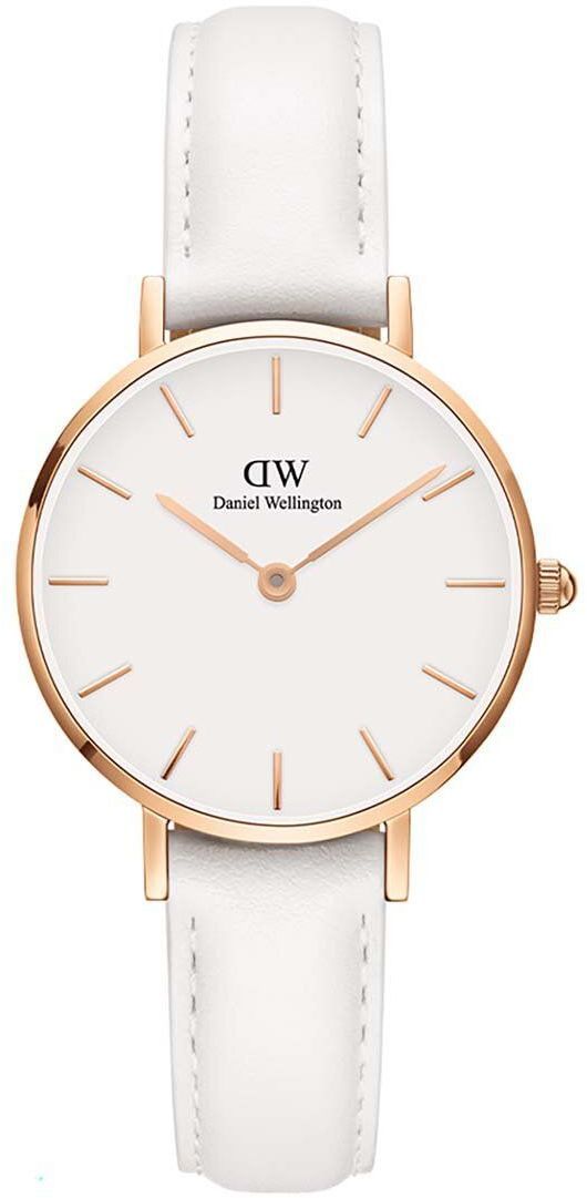 Hodinky Daniel Wellington Petite 28 Bondi dámske, biela farba