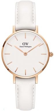 Hodinky Daniel Wellington Petite 28 Bondi dámske, biela farba