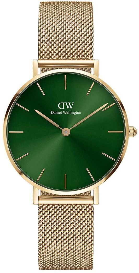 Hodinky Daniel Wellington Petite Emerald 32 dámske, zlatá farba