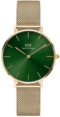 Hodinky Daniel Wellington Petite Emerald 32 dámske, zlatá farba