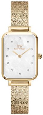 Hodinky Daniel Wellington Quadro 20x26 Lumine dámske, zlatá farba