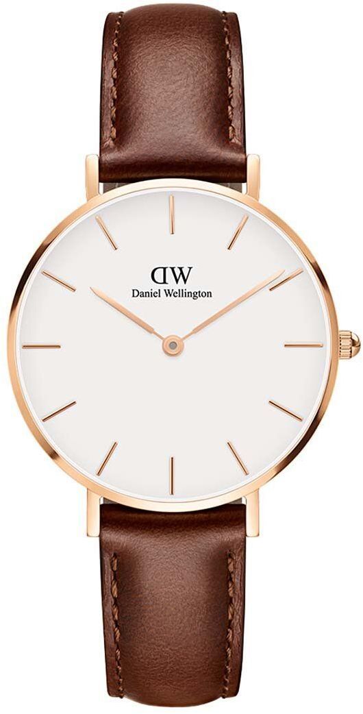 Hodinky Daniel Wellington Petite 32 St Mawes dámske, hnedá farba