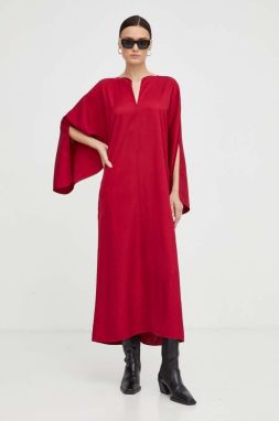 Šaty By Malene Birger červená farba, midi, oversize