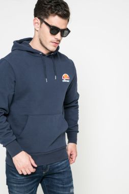 Mikina Ellesse shs02216-athlGREY, pánska, tmavomodrá farba, s kapucňou, s potlačou