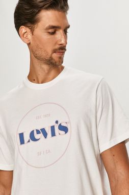 Tričko Levi's 16143.0136-Neutrals, biela farba
