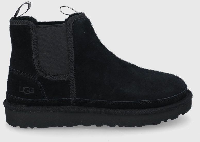 Topánky Chelsea UGG 1121644.BLK-BLK, pánske, čierna farba