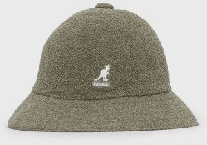 Klobúk Kangol 0397BC.OG349-OG349, zelená farba,