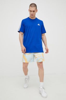 Šortky adidas Originals Adiplay Allover Print Shorts HC2133-SKTIN/ACRO, pánske, biela farba,