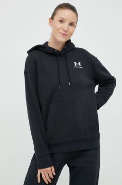 Mikina Under Armour 1373033-690, dámska, čierna farba, jednofarebná