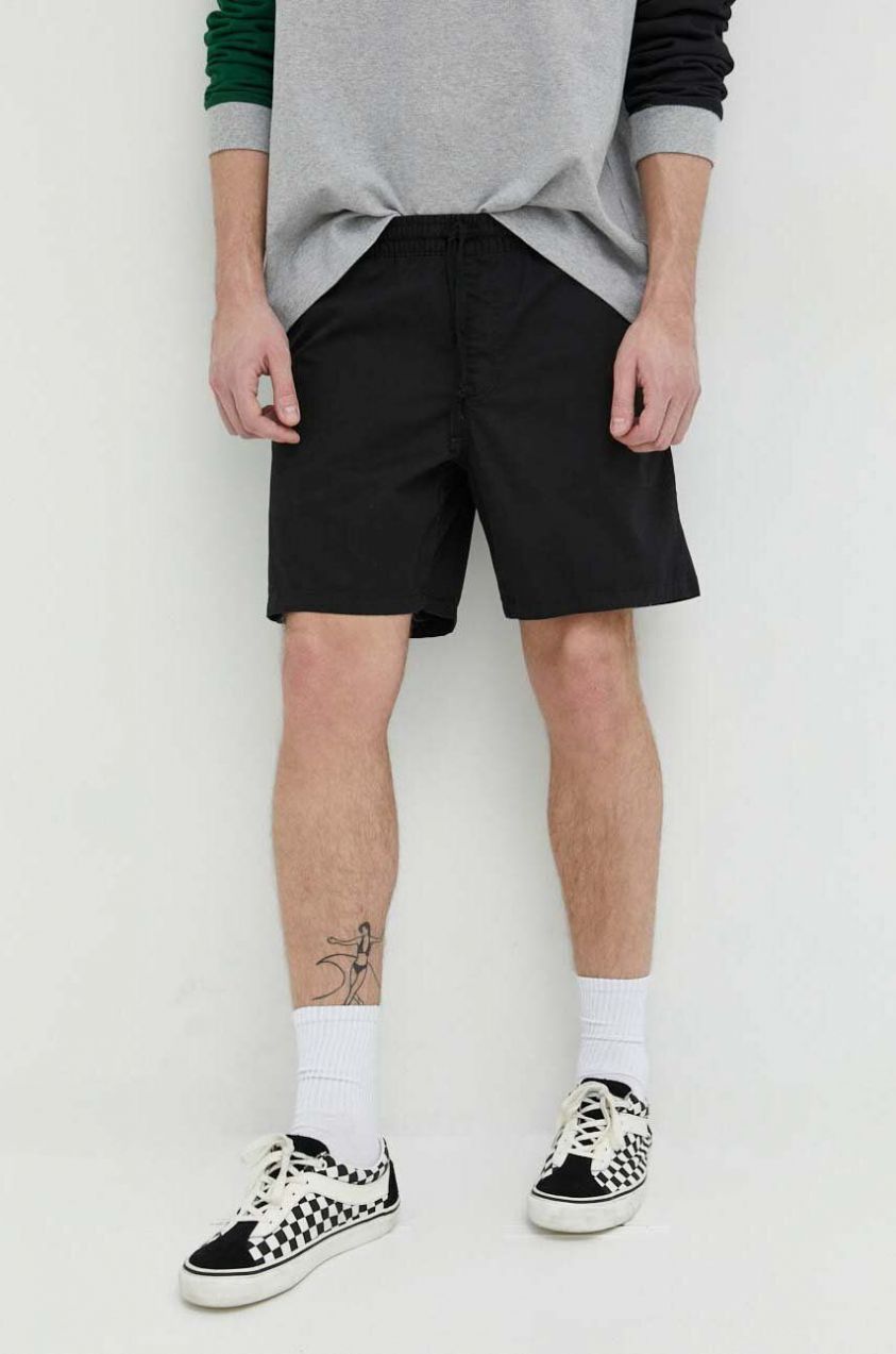 Šortky Vans VN0A5FKDBLK1-BLACK, pánske, čierna farba