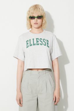 Bavlnené tričko Ellesse SGR17855-GREYMARL, šedá farba