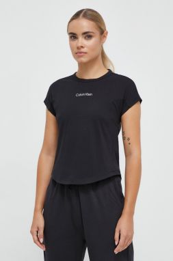 Tréningové tričko Calvin Klein Performance čierna farba