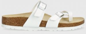 Žabky Birkenstock 0071053-white, dámske, biela farba, na platforme