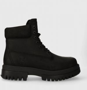 Semišové členkové topánky Timberland Arbor Road WP Boot pánske, čierna farba, TB0A5YMN0151