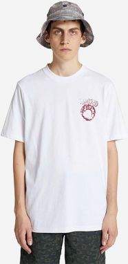 Bavlnené tričko Wood Wood Bobby Eye Graphic T-shirt 12225704.2489-WHITE, biela farba, s potlačou