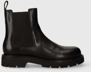 Kožené topánky chelsea Vagabond Shoemakers CAMERON pánske, čierna farba, 5675.201.20
