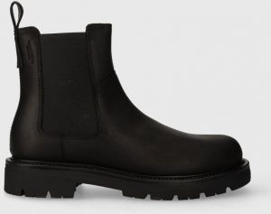 Semišové topánky chelsea Vagabond Shoemakers CAMERON pánske, čierna farba, 5675.209.21
