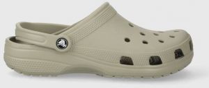 Šľapky Crocs Classic pánske, šedá farba, 10001