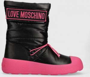 Snehule Love Moschino RACE50 čierna farba, JA15855H0HIN000C