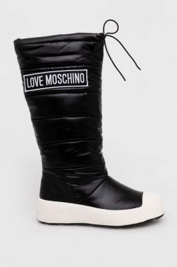 Snehule Love Moschino RACE50 čierna farba, JA15865H0HIN000A