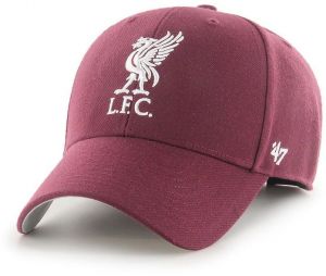 Čiapka 47brand EPL Liverpool fialová farba, s nášivkou