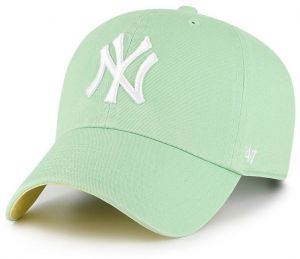Čiapka 47brand Los Angeles Dodgers MLB New York Yankees zelená farba, s nášivkou