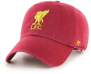 Šiltovka 47brand EPL Liverpool červená farba, s nášivkou
