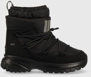 Snehule UGG W Yose Puffer Mid čierna farba, 1131978.BLK