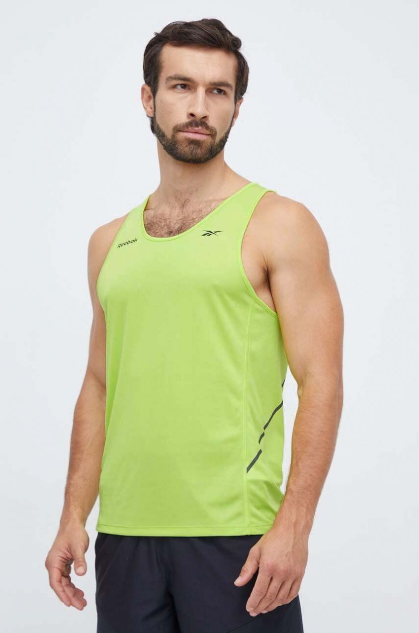 Tréningové tričko Reebok Speed zelená farba