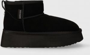 Semišové snehule Steve Madden Campfire čierna farba, SM11002737